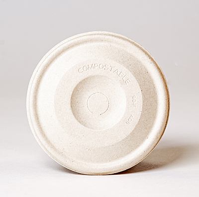 Bagasse Lid -Straw Hole: 1000 Ct Case Bagasse Lid -Straw Hole: 1000 Ct Case