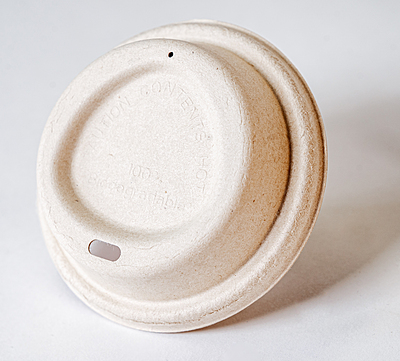 Bagasse Lid - Coffee Lid: 1000 Ct Case Bagasse Lid - Coffee Lid: 1000 Ct Case