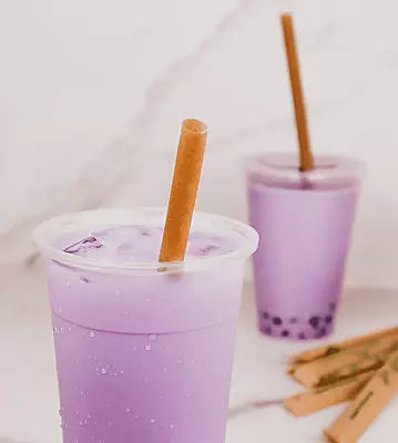 Giant Boba Hemp Straws Wrapped