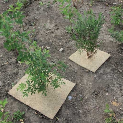Hemp Mats - All Natural Weed Suppressant - Tree Square